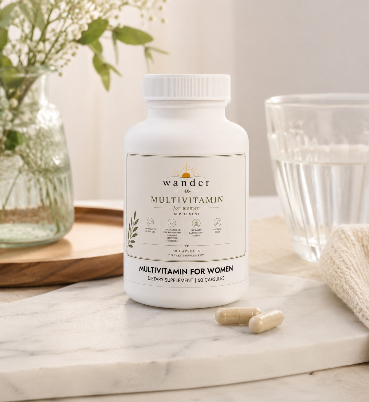 Multivitamin for Women Supplement (60 Capsules)