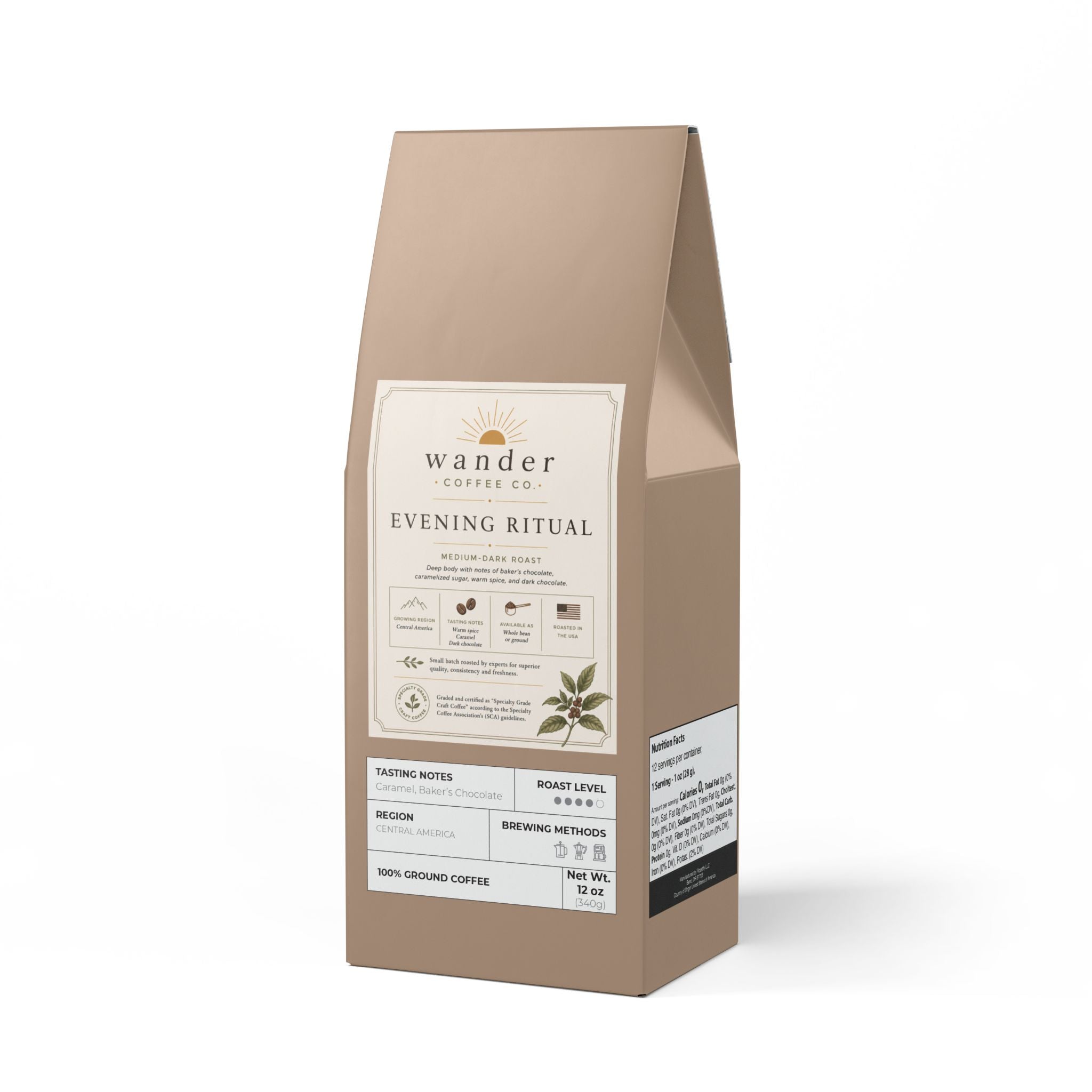 Evening Ritual Coffee Blend (Medium-Dark Roast)